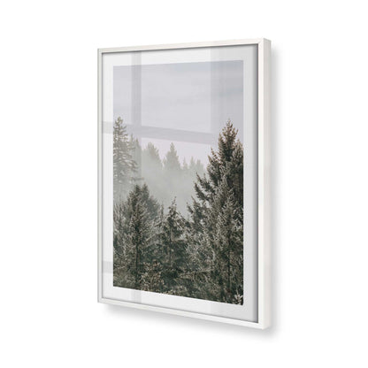 [Color:Opaque White] Picture of art in a Opaque White frame of the corner