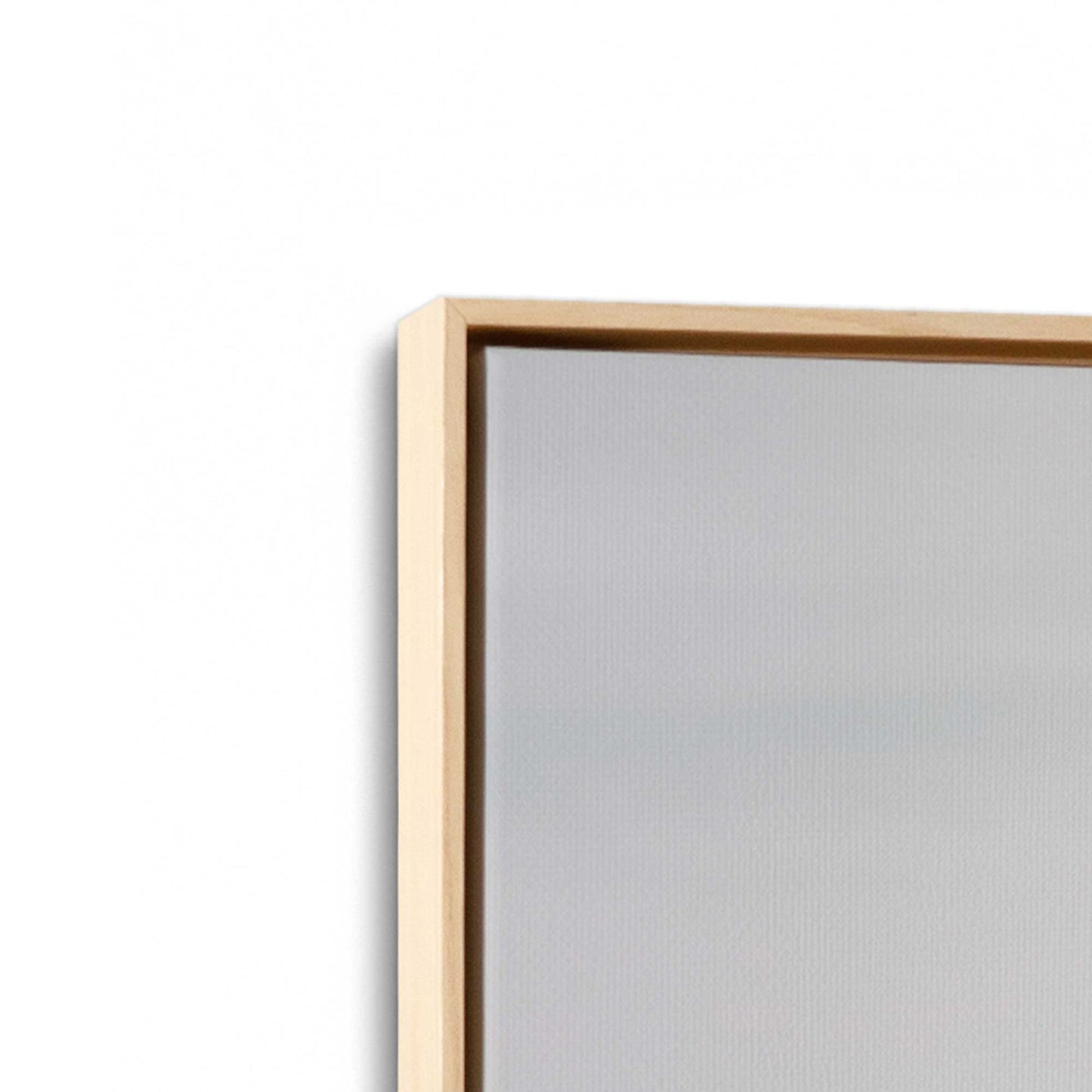 [Color:American Maple] Picture of art in a American Maple frame at an angle