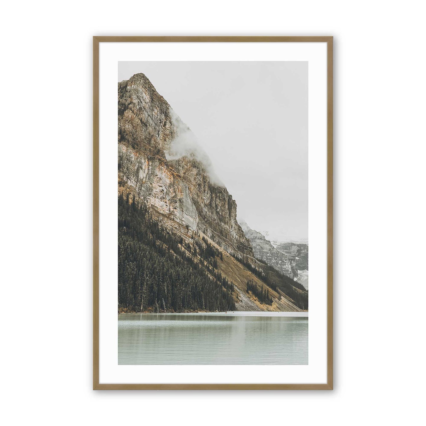 [Color:Brushed Gold] Picture of art in a Brushed Gold frame