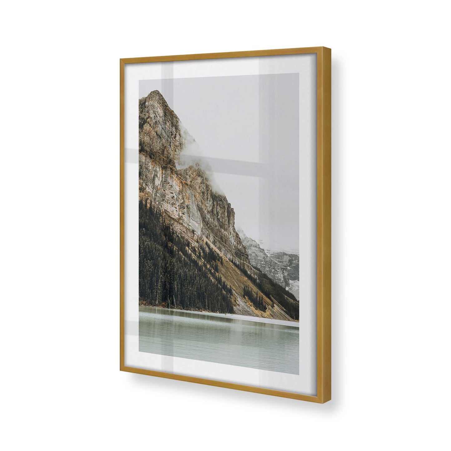 [Color:Polished Gold] Picture of art in a Polished Gold frame of the corner