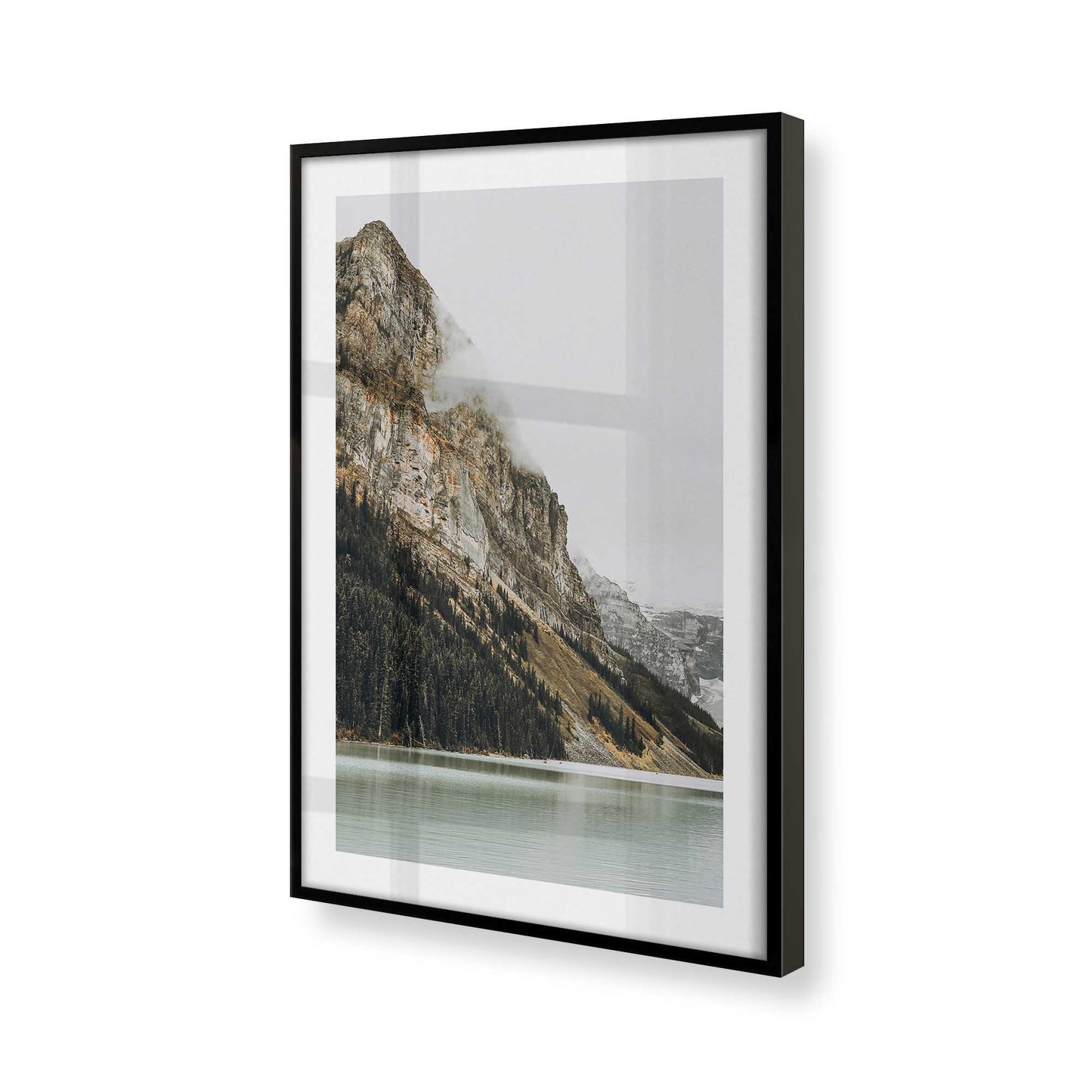 [Color:Satin Black] Picture of art in a Satin Black frame of the corner