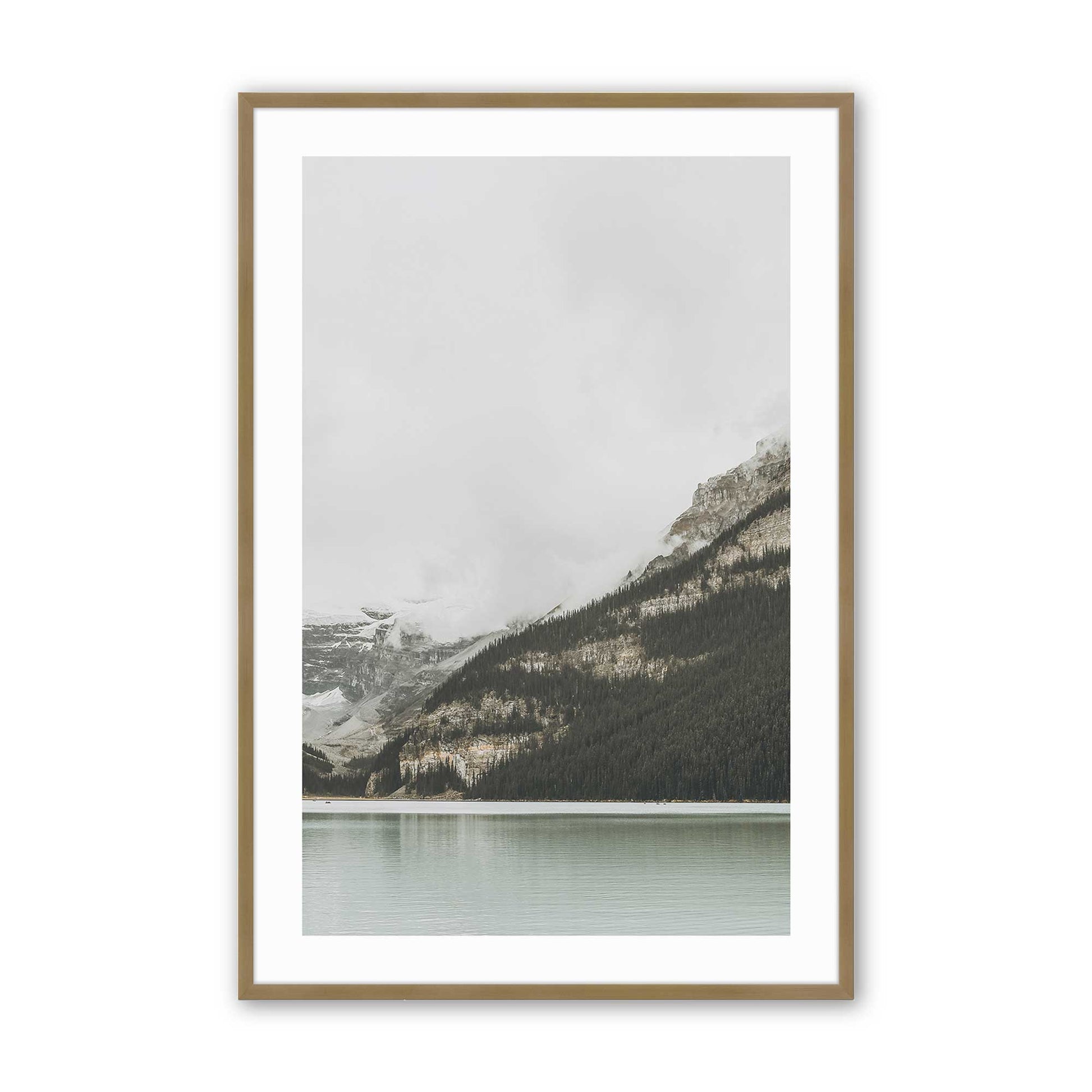 [Color:Brushed Gold] Picture of art in a Brushed Gold frame