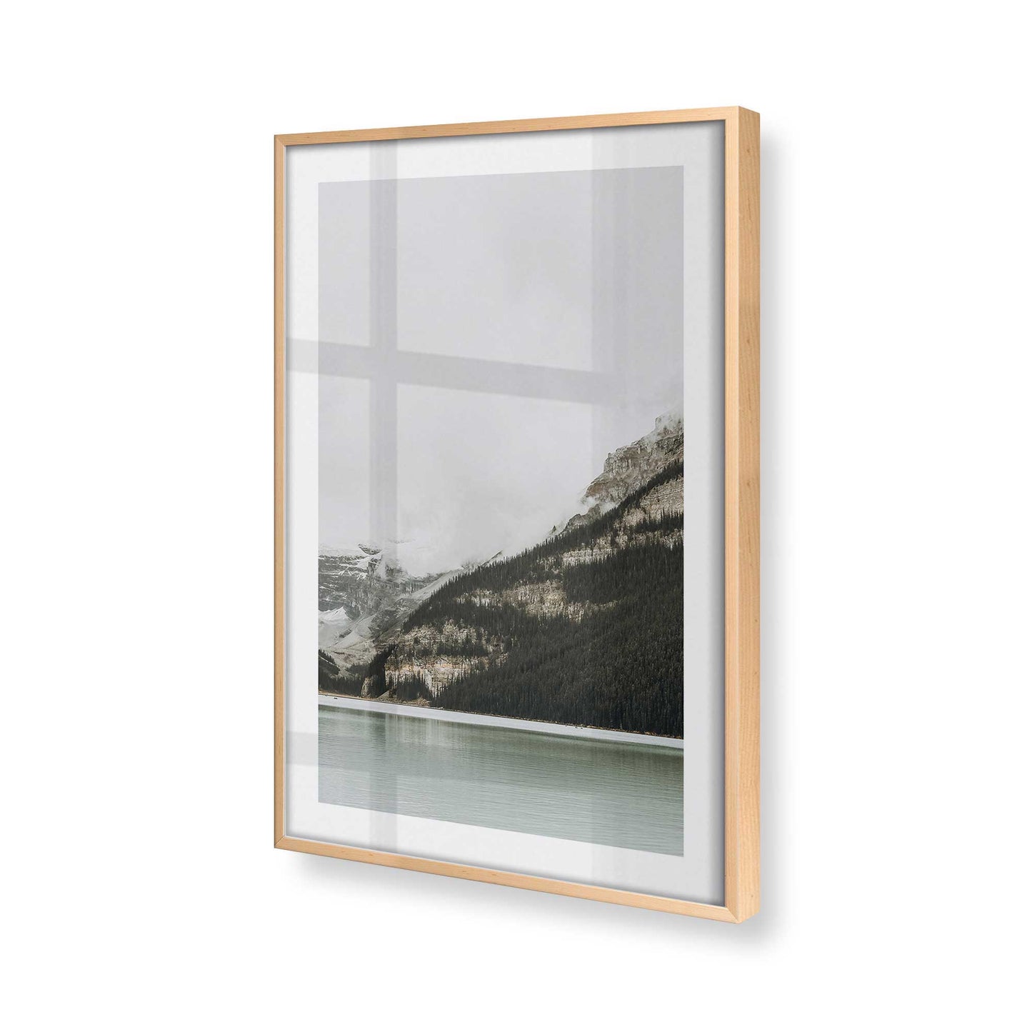 [Color:Raw Maple] Picture of art in a Raw Maple frame of the corner