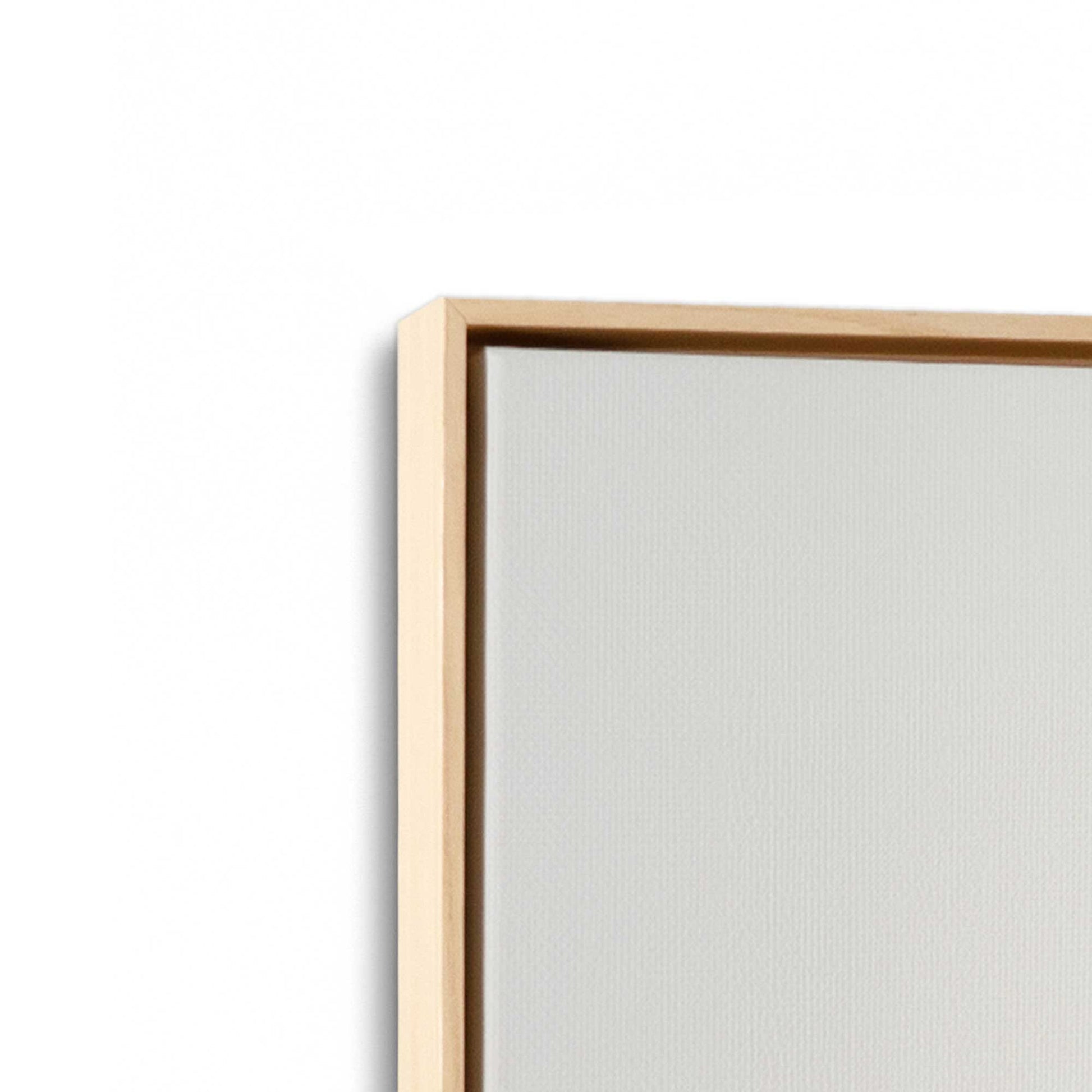 [Color:American Maple] Picture of art in a American Maple frame at an angle