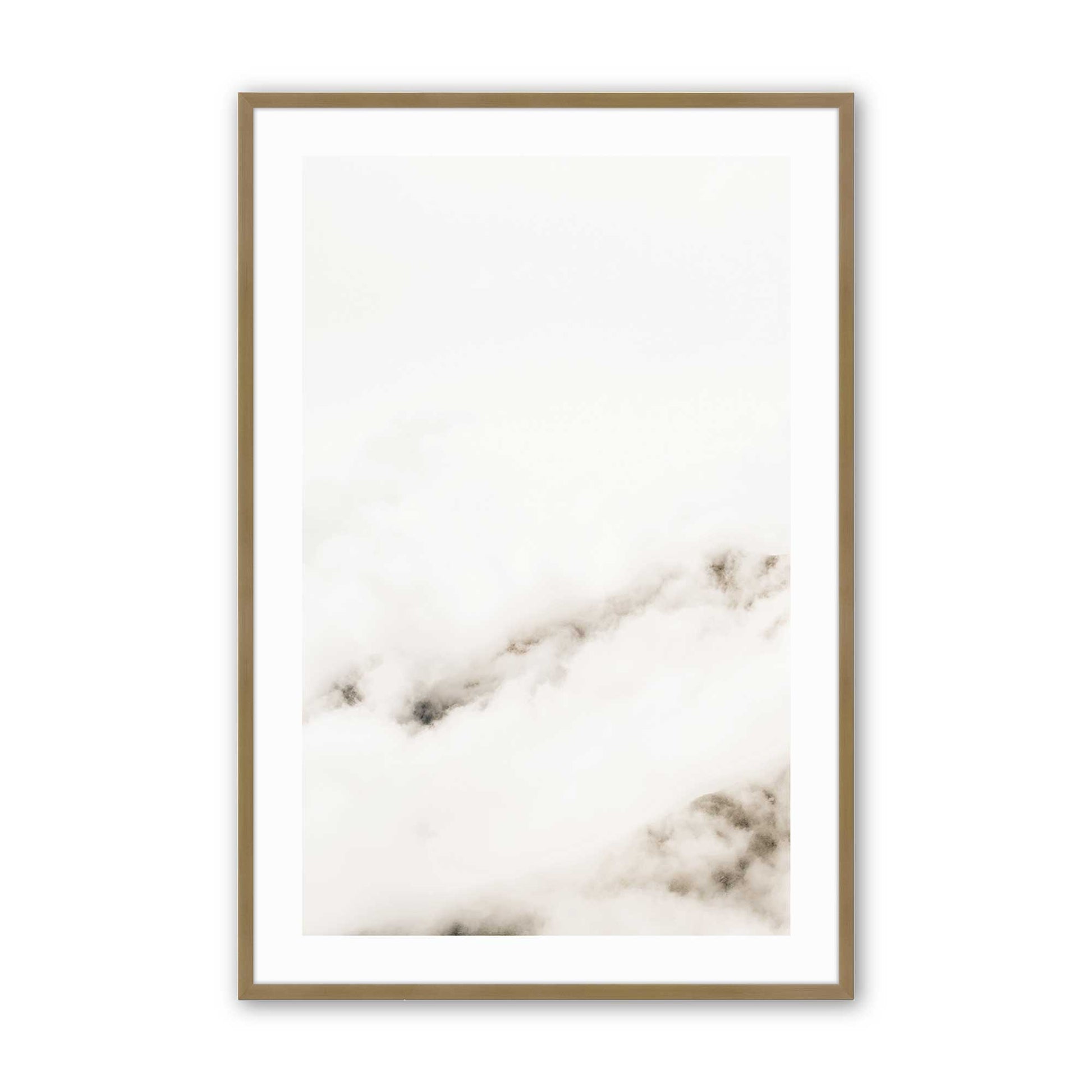 [Color:Brushed Gold] Picture of art in a Brushed Gold frame