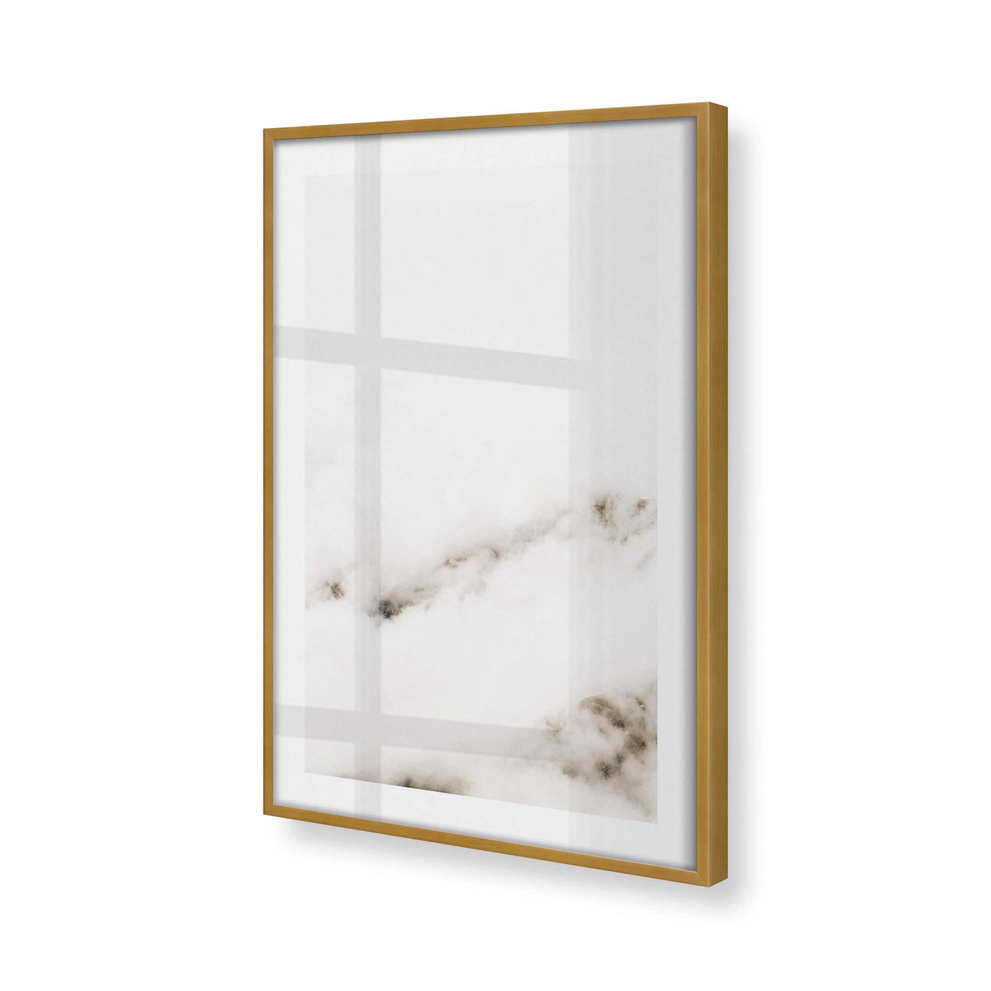 [Color:Polished Gold] Picture of art in a Polished Gold frame of the corner