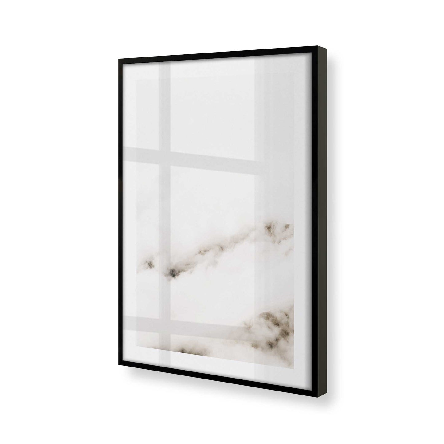 [Color:Satin Black] Picture of art in a Satin Black frame of the corner