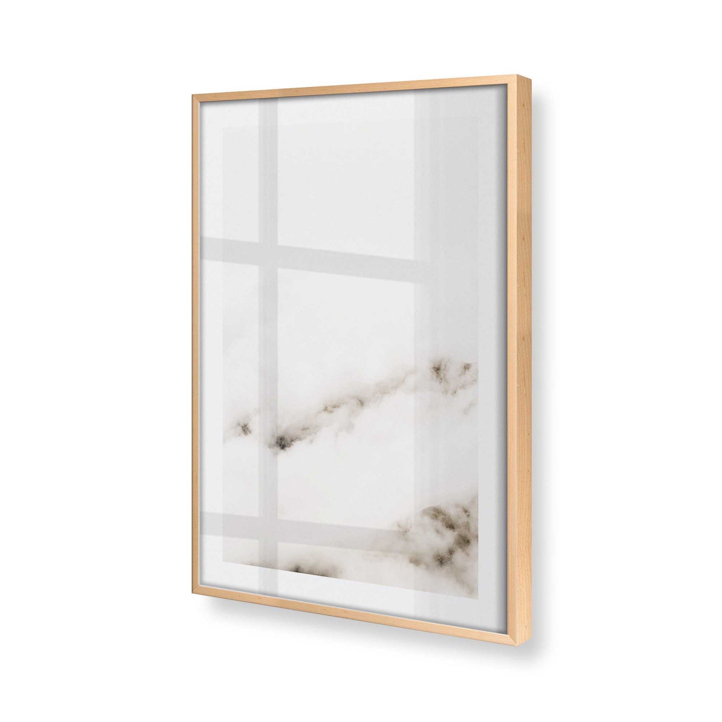 [Color:Raw Maple] Picture of art in a Raw Maple frame of the corner