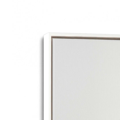 [Color:Opaque White] Picture of art in a White frame at an angle