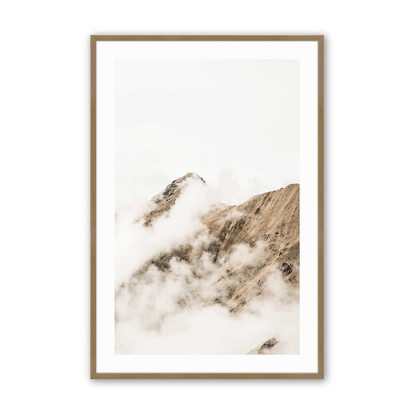 [Color:Brushed Gold] Picture of art in a Brushed Gold frame