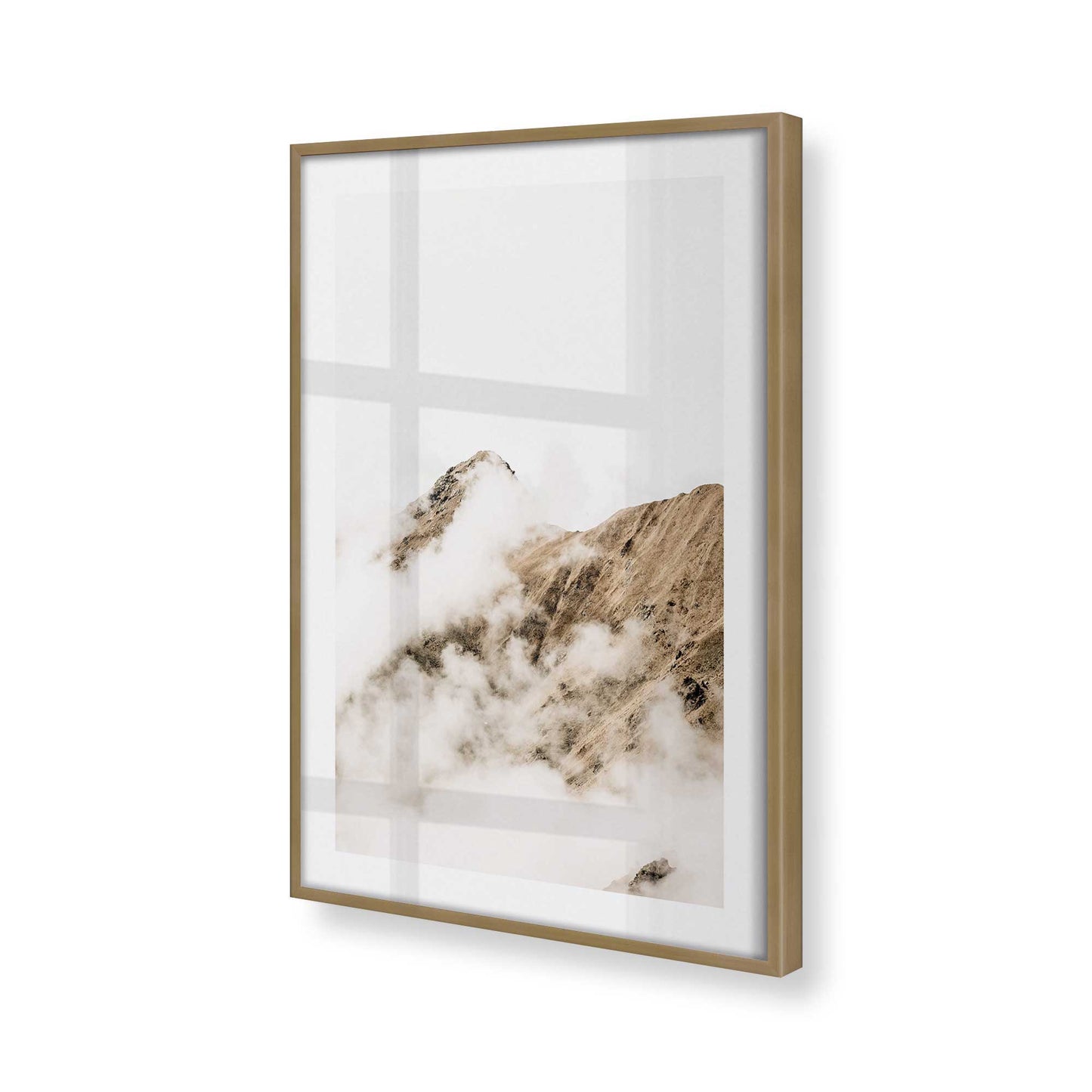 [Color:Brushed Gold] Picture of art in a Brushed Gold frame of the corner