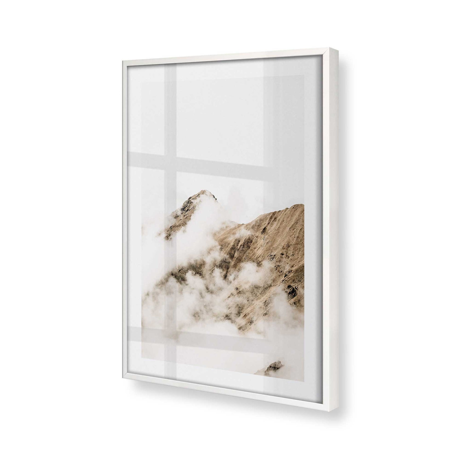 [Color:Opaque White] Picture of art in a Opaque White frame of the corner