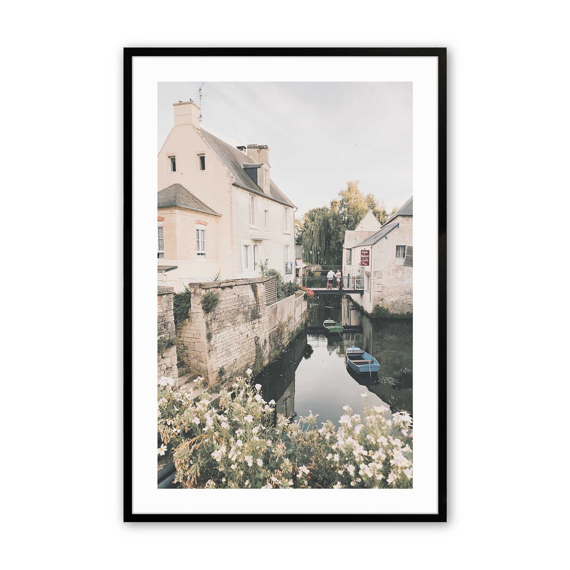 [Color:Satin Black], Picture of art in a Satin Black frame