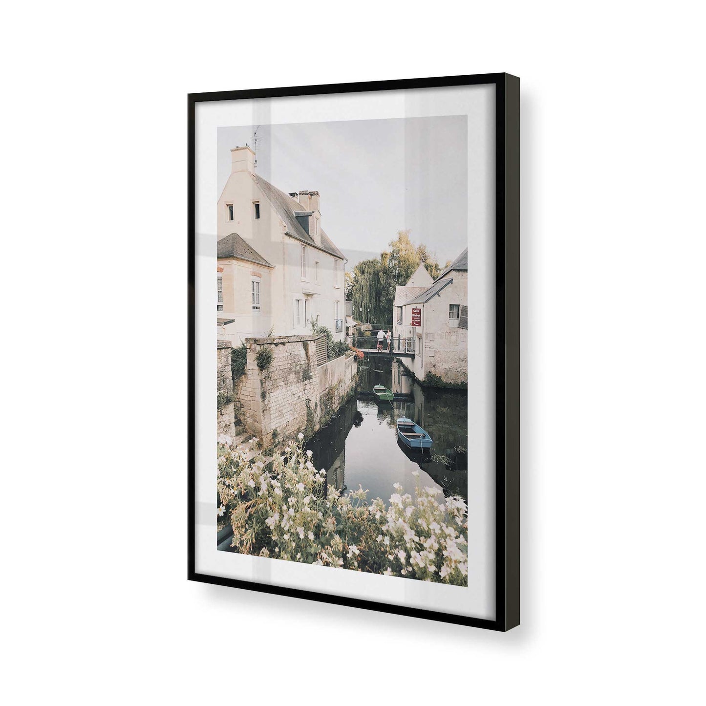 [Color:Satin Black] Picture of art in a Satin Black frame of the corner