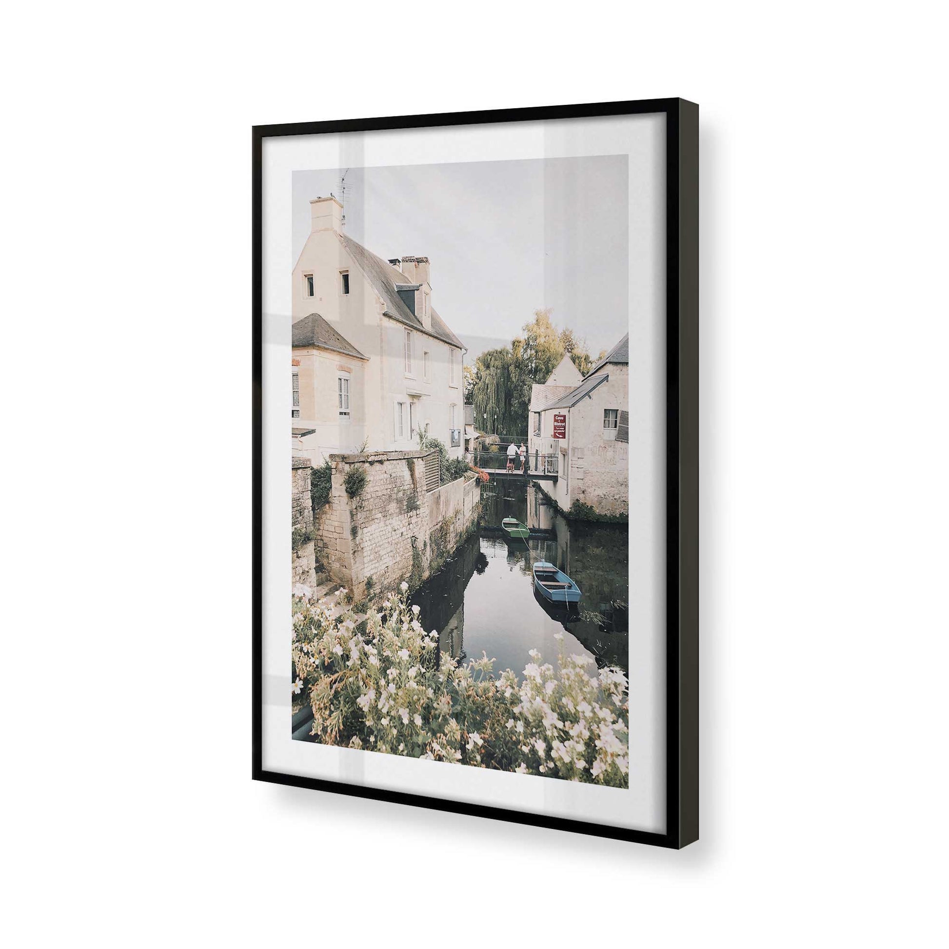 [Color:Satin Black] Picture of art in a Satin Black frame of the corner