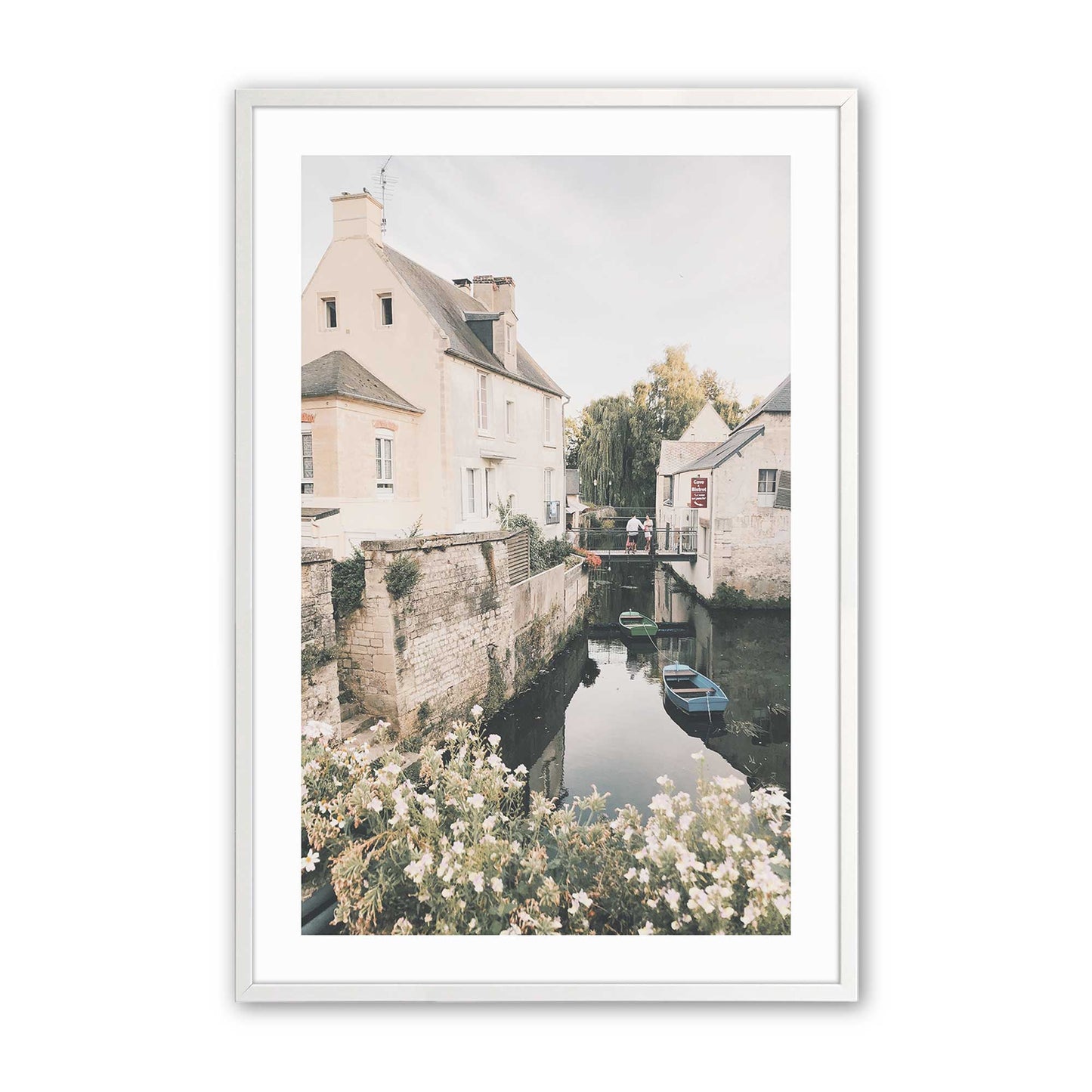 [Color:Opaque White] Picture of art in a Opaque White frame