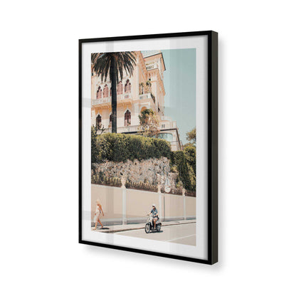 [Color:Satin Black] Picture of art in a Satin Black frame of the corner