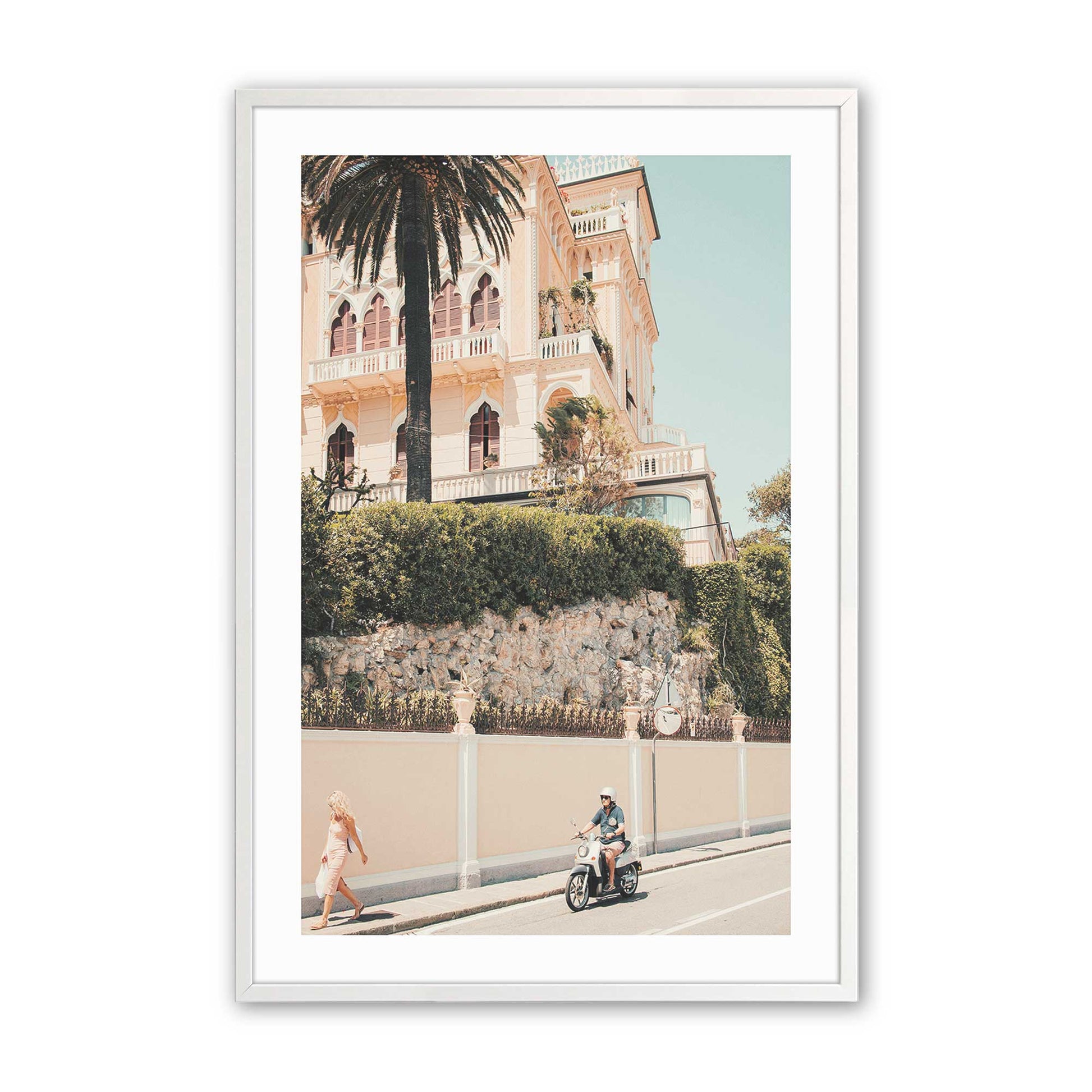 [Color:Opaque White] Picture of art in a Opaque White frame