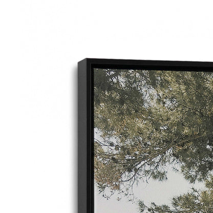 [Color:Satin Black] Picture of art in a Satin Black frame at an angle