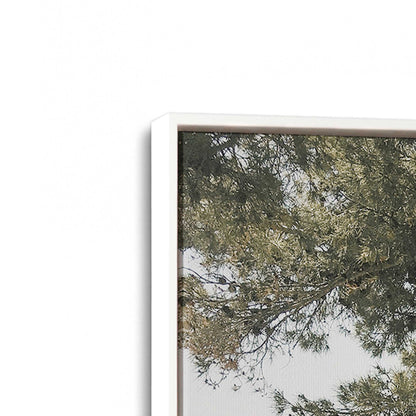 [Color:Opaque White] Picture of art in a White frame at an angle