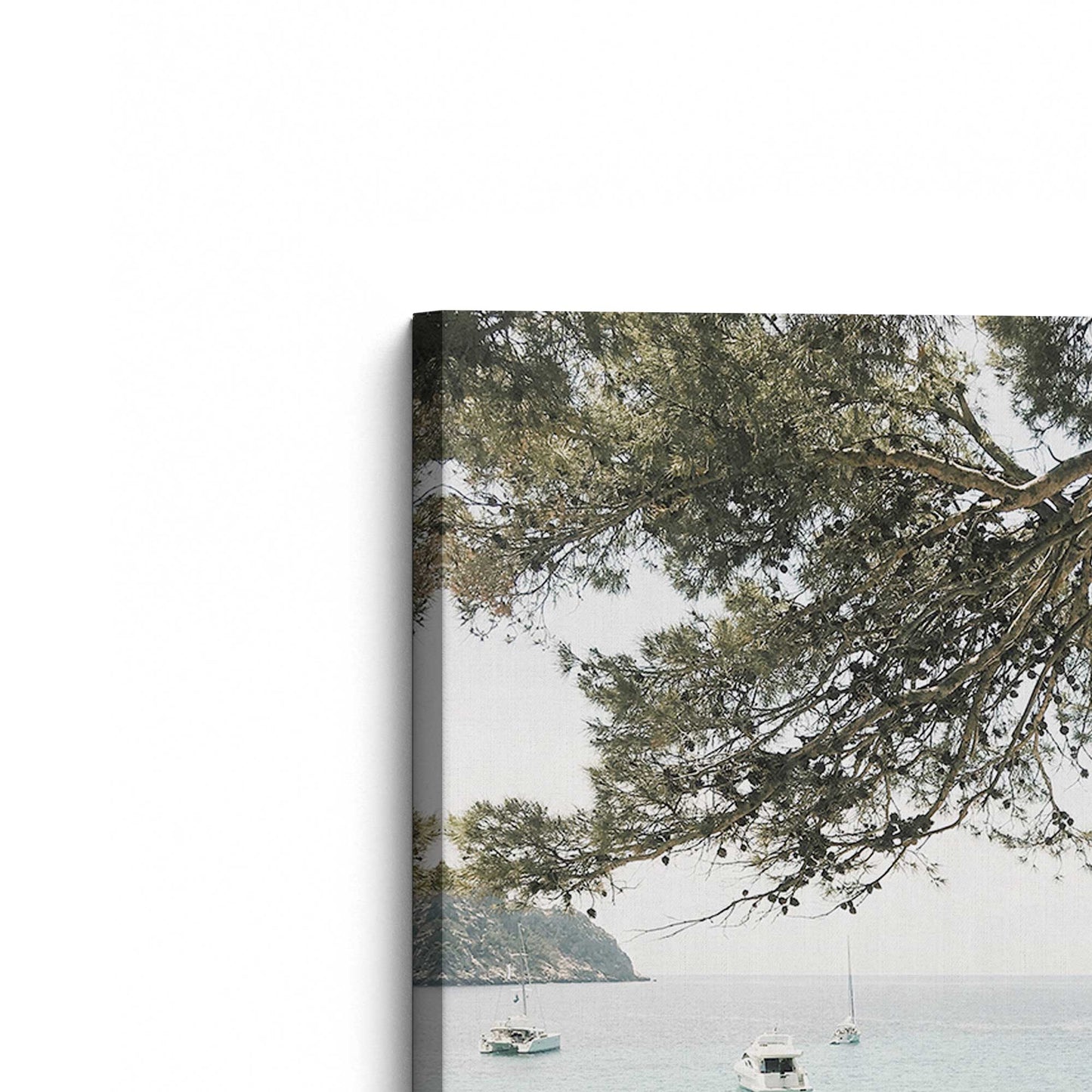 [Color:Stretched Canvas], Picture of the corner of the art