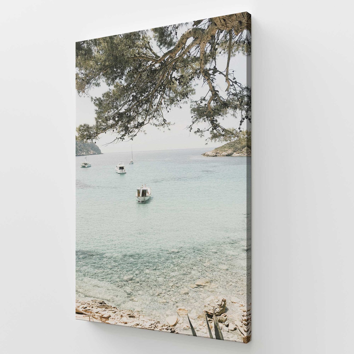 [Color:Stretched Canvas], Picture of art at an angle