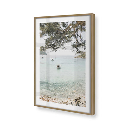 [Color:Brushed Gold] Picture of art in a Brushed Gold frame of the corner