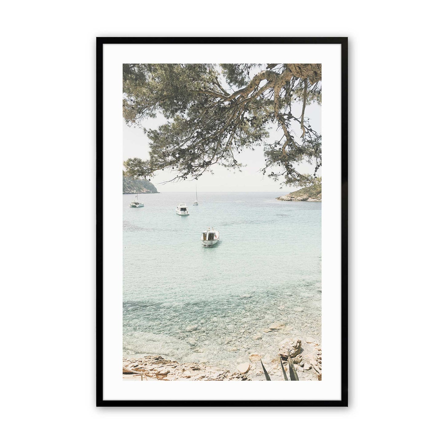 [Color:Satin Black], Picture of art in a Satin Black frame