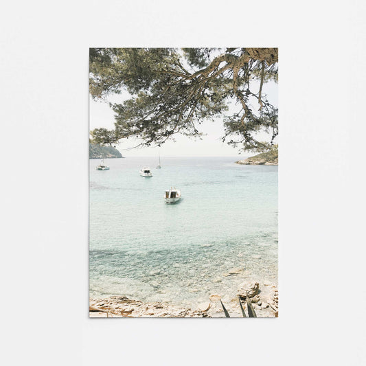 Peaceful Ocean Cove Promotional Rolled Print