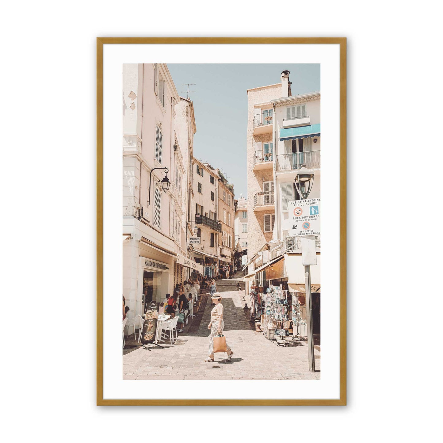 [Color:Polished Gold] Picture of art in a Polished Gold frame