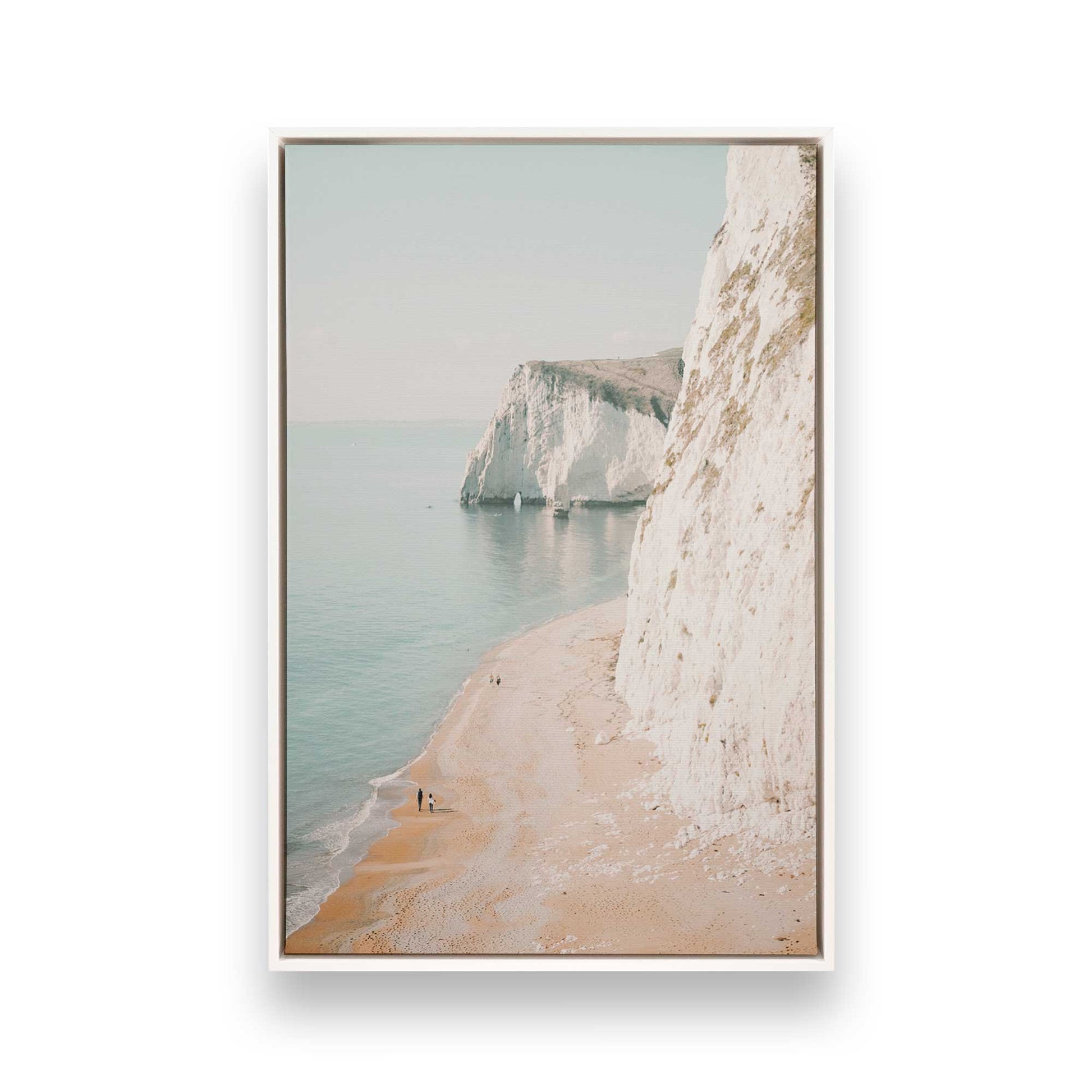 [Color:Opaque White] Picture of art in a White frame