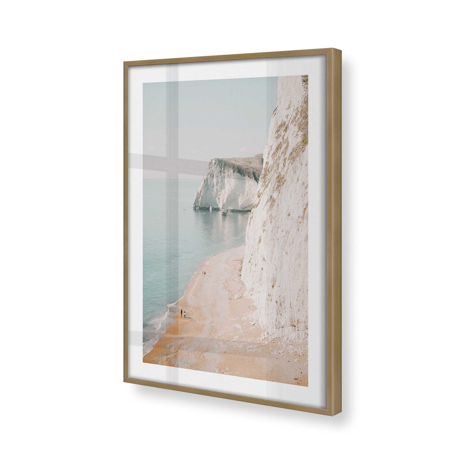 [Color:Brushed Gold] Picture of art in a Brushed Gold frame of the corner