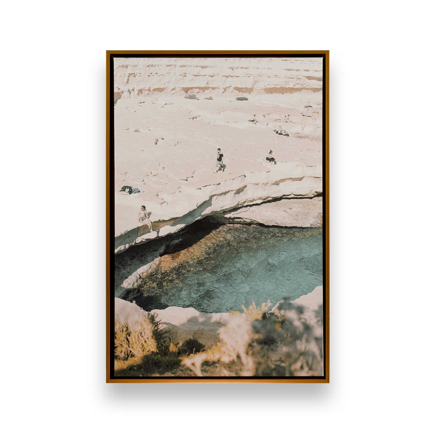 [Color:Polished Gold] Picture of art in a Polished Gold frame