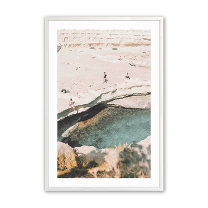 [Color:Opaque White] Picture of art in a Opaque White frame