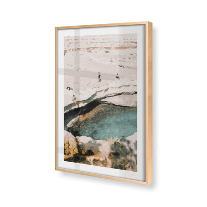 [Color:Raw Maple] Picture of art in a Raw Maple frame of the corner