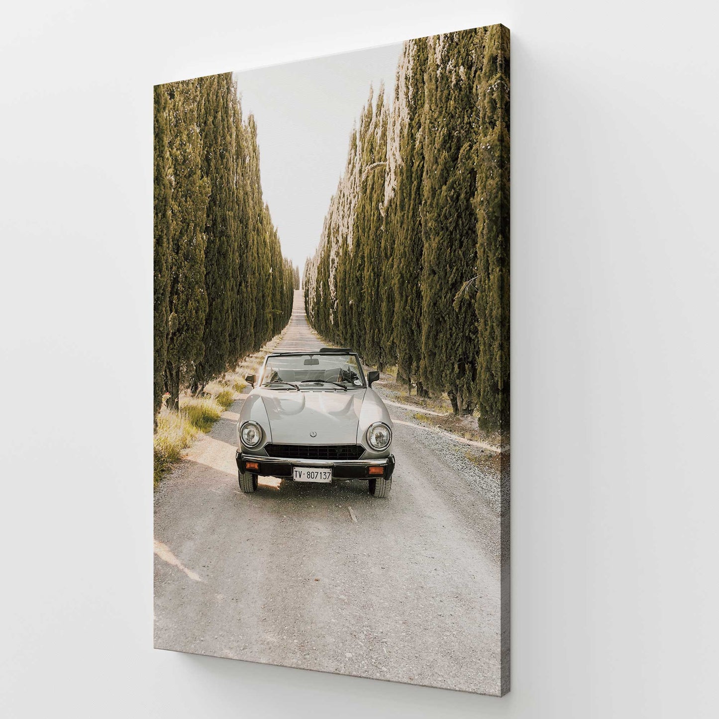 [Color:Stretched Canvas], Picture of art at an angle