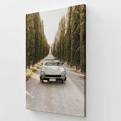 [Color:Stretched Canvas], Picture of art at an angle