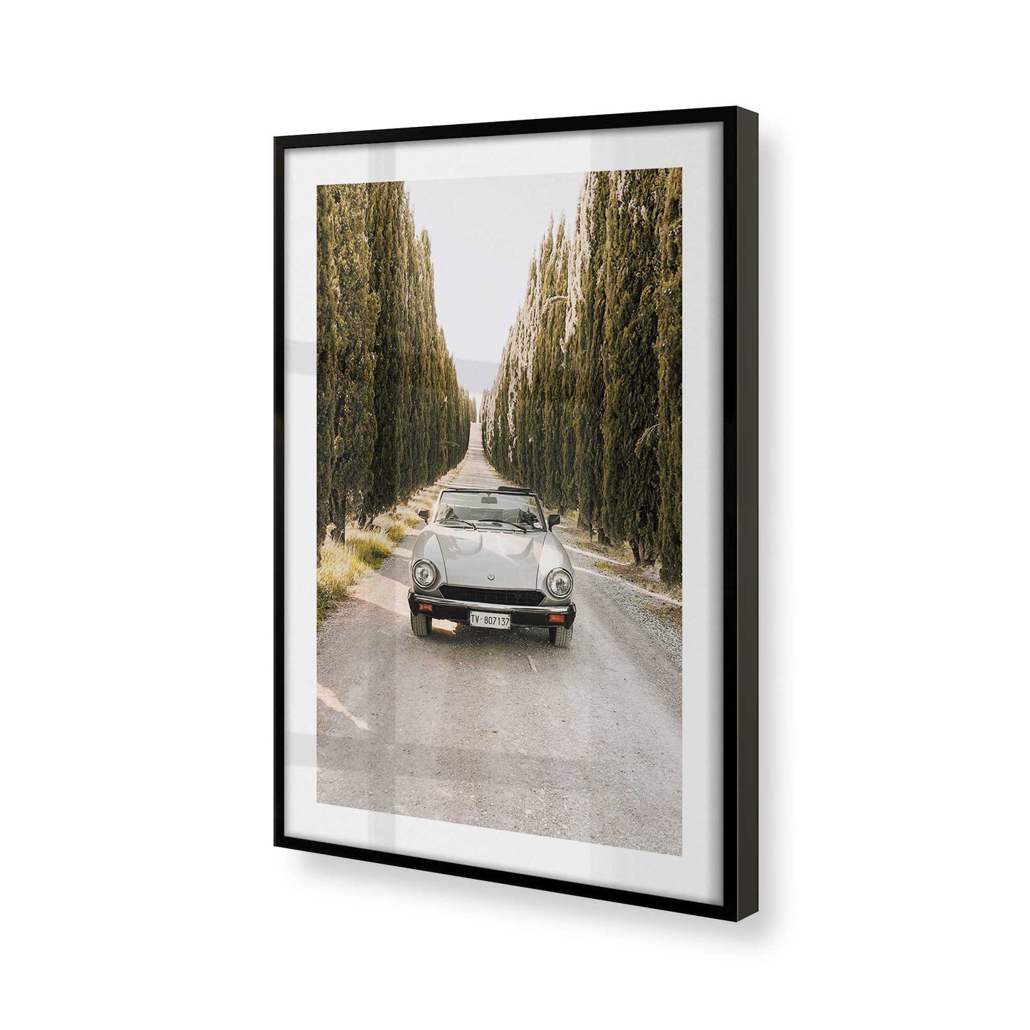 [Color:Satin Black] Picture of art in a Satin Black frame of the corner