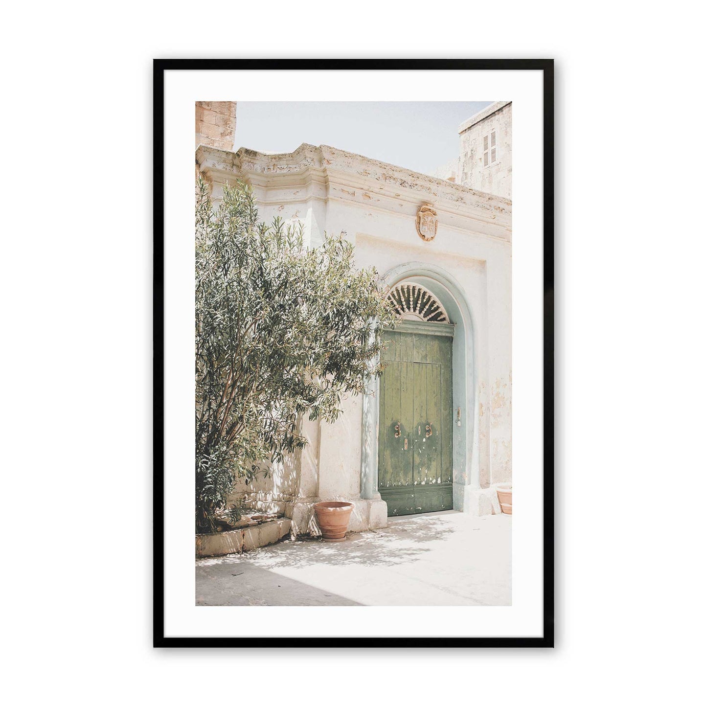 [Color:Satin Black], Picture of art in a Satin Black frame