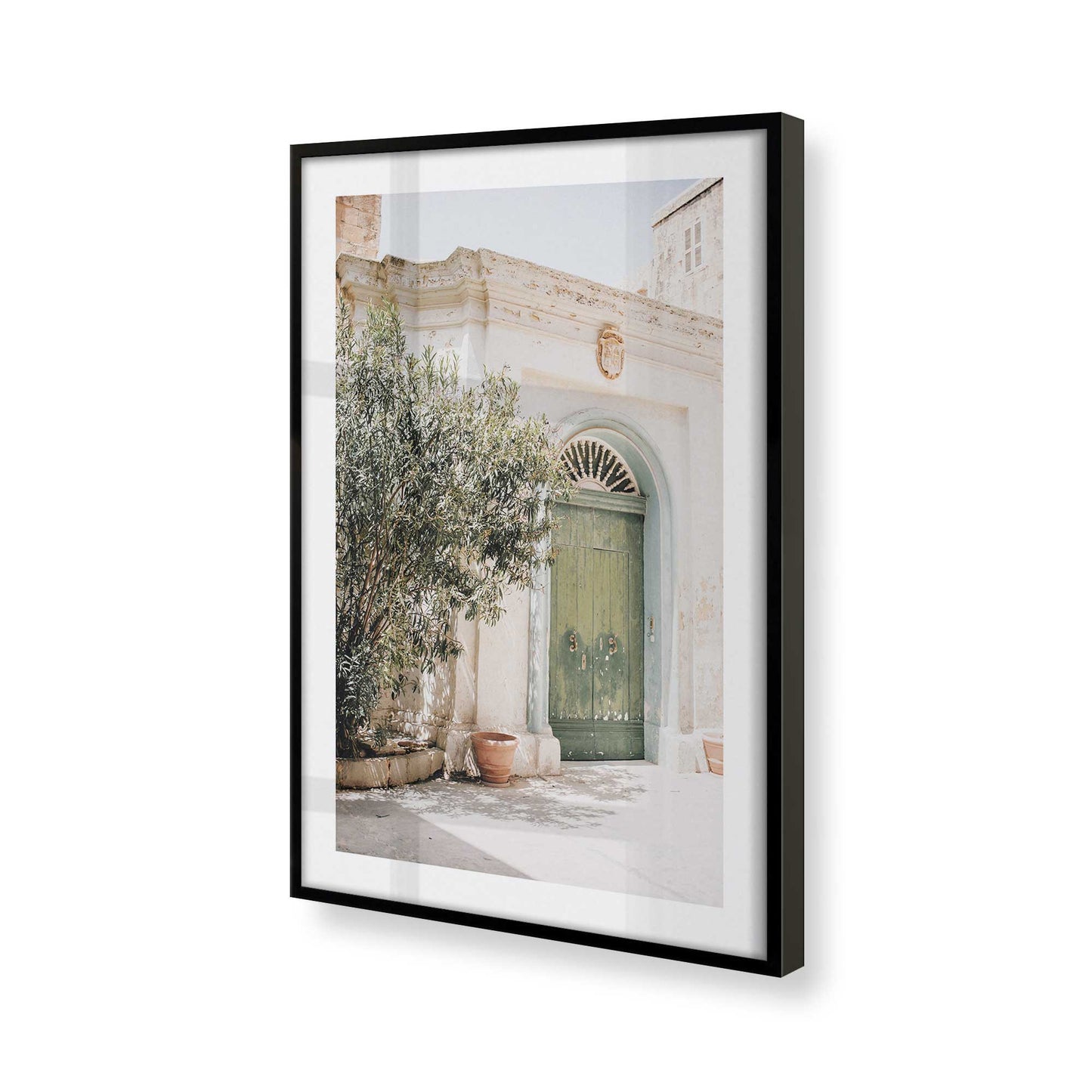 [Color:Satin Black] Picture of art in a Satin Black frame of the corner