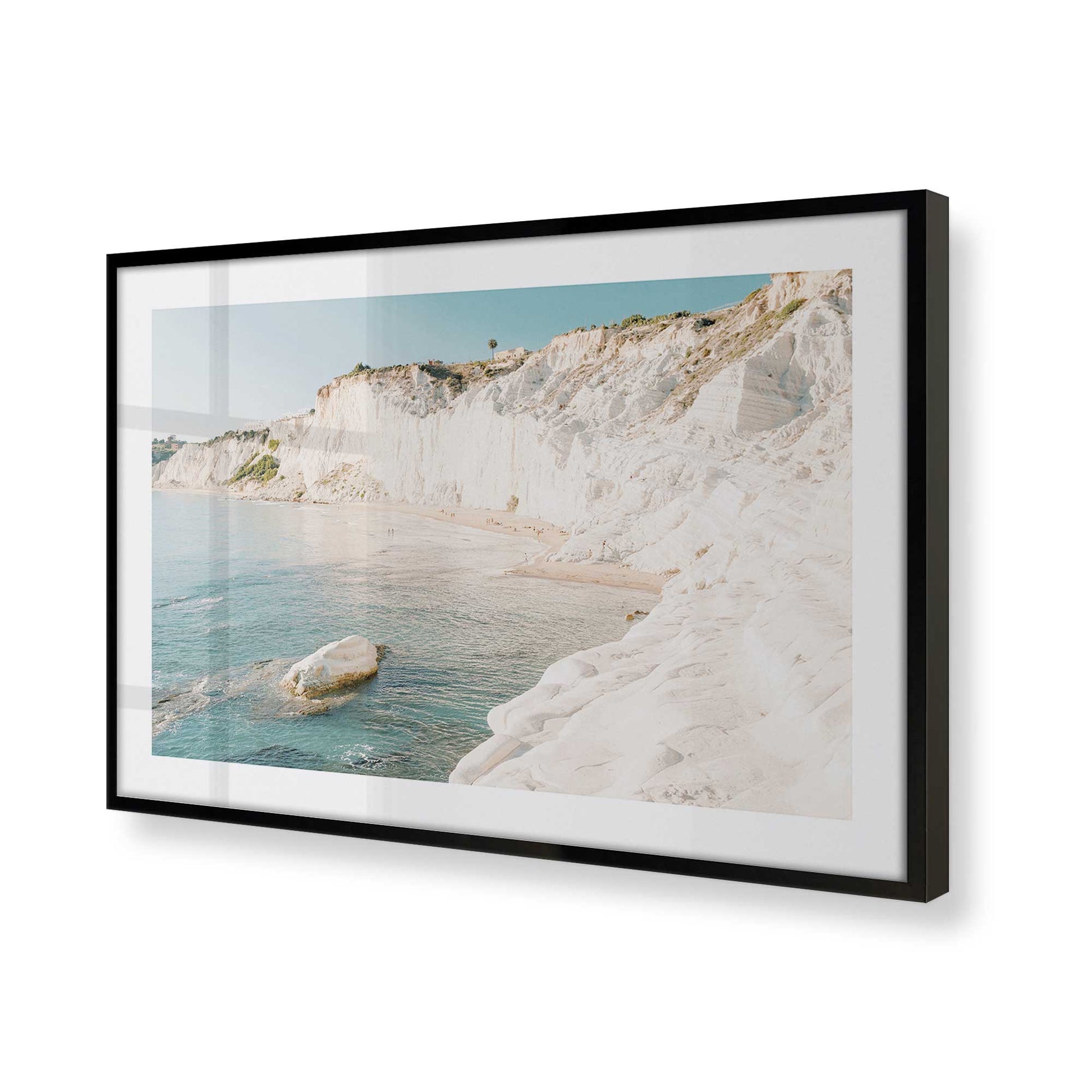 [Color:Satin Black] Picture of art in a Satin Black frame of the corner