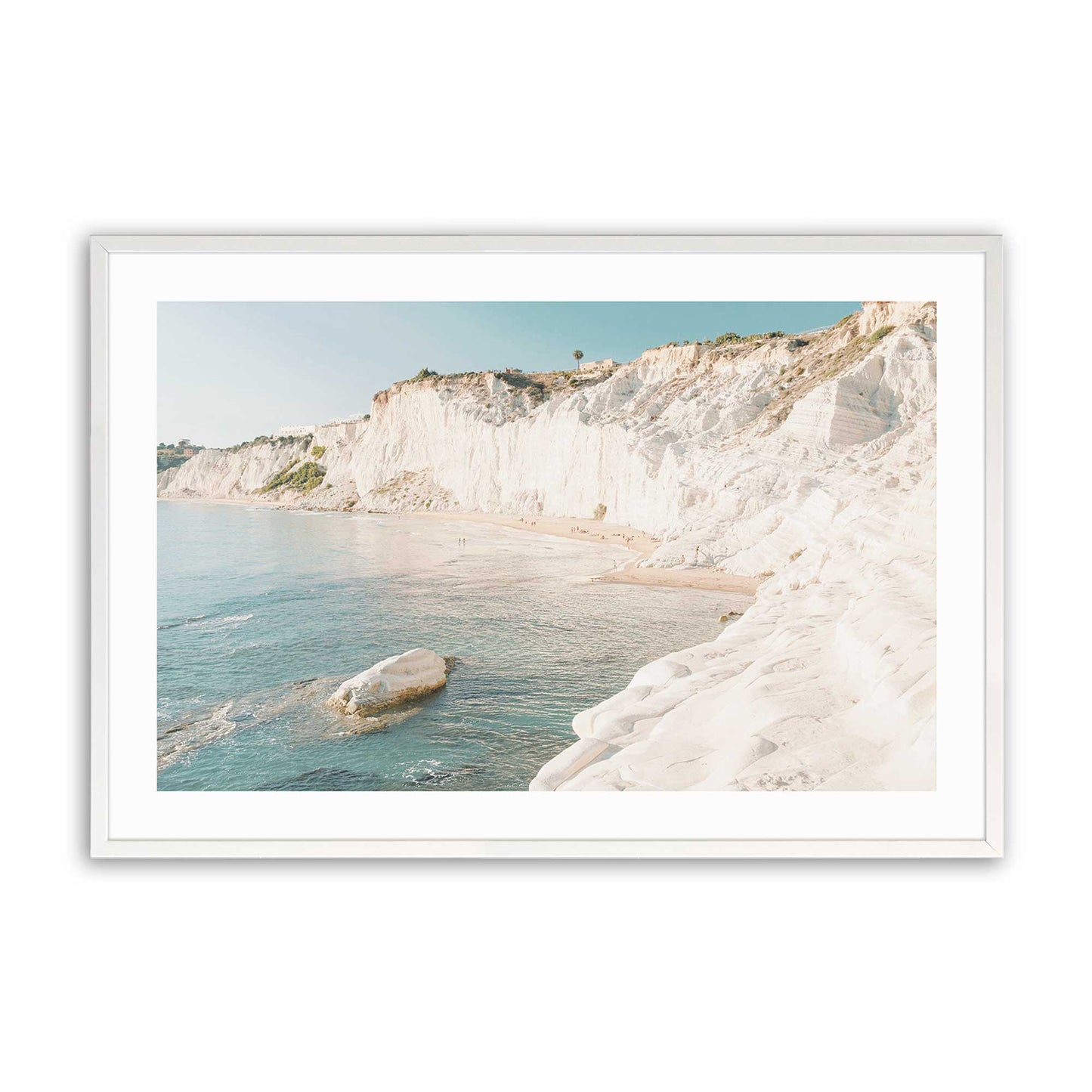 [Color:Opaque White] Picture of art in a Opaque White frame