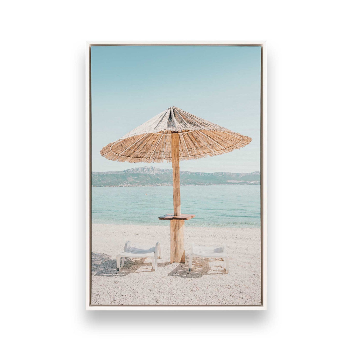 [Color:Opaque White] Picture of art in a White frame