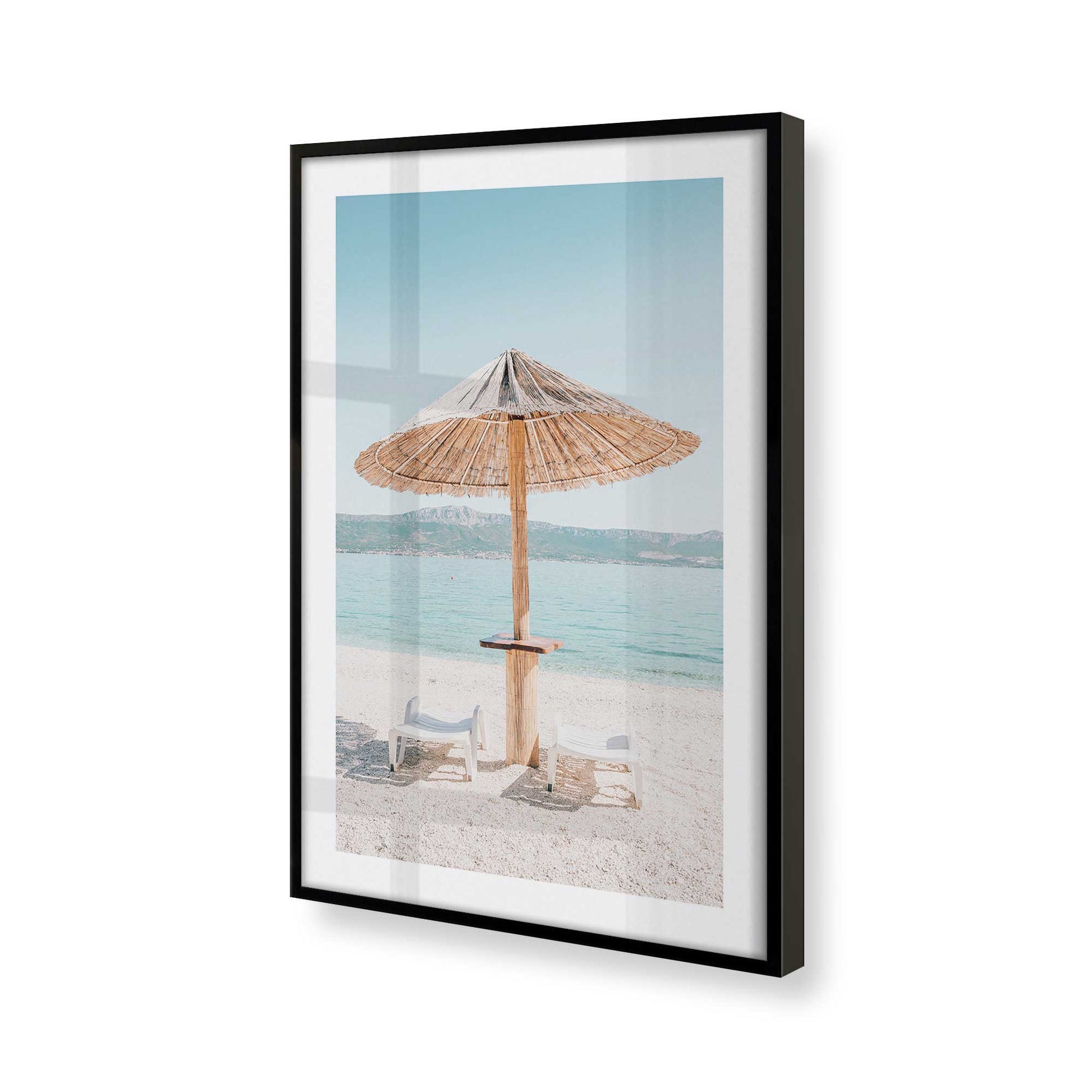 [Color:Satin Black] Picture of art in a Satin Black frame of the corner