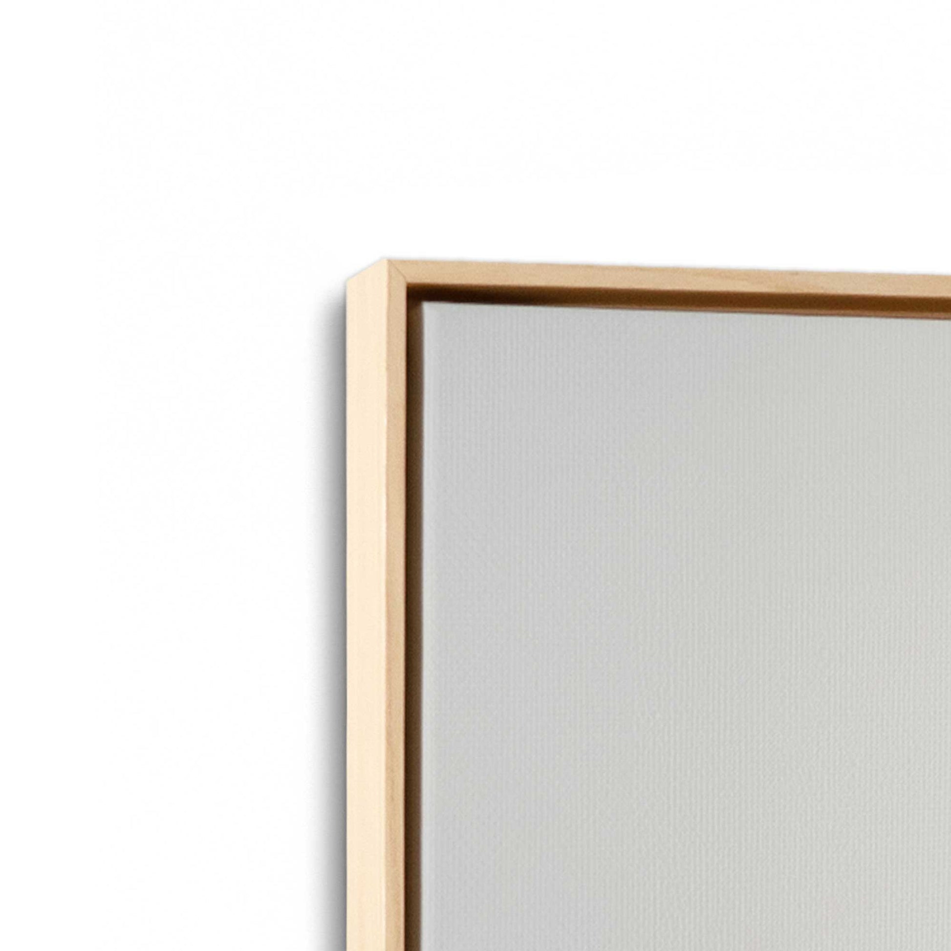 [Color:American Maple] Picture of art in a American Maple frame at an angle