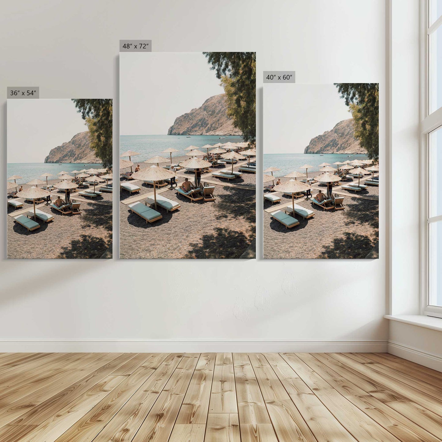 [Color:Stretched Canvas], Image showing the size comparisons