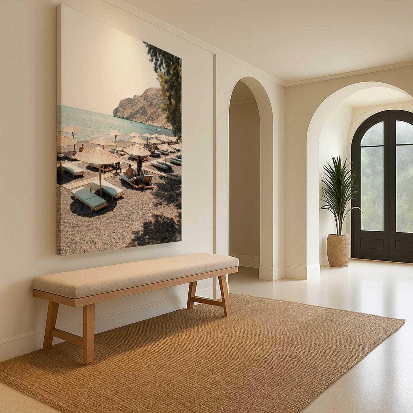 [Color:Stretched Canvas], Picture of art in a room