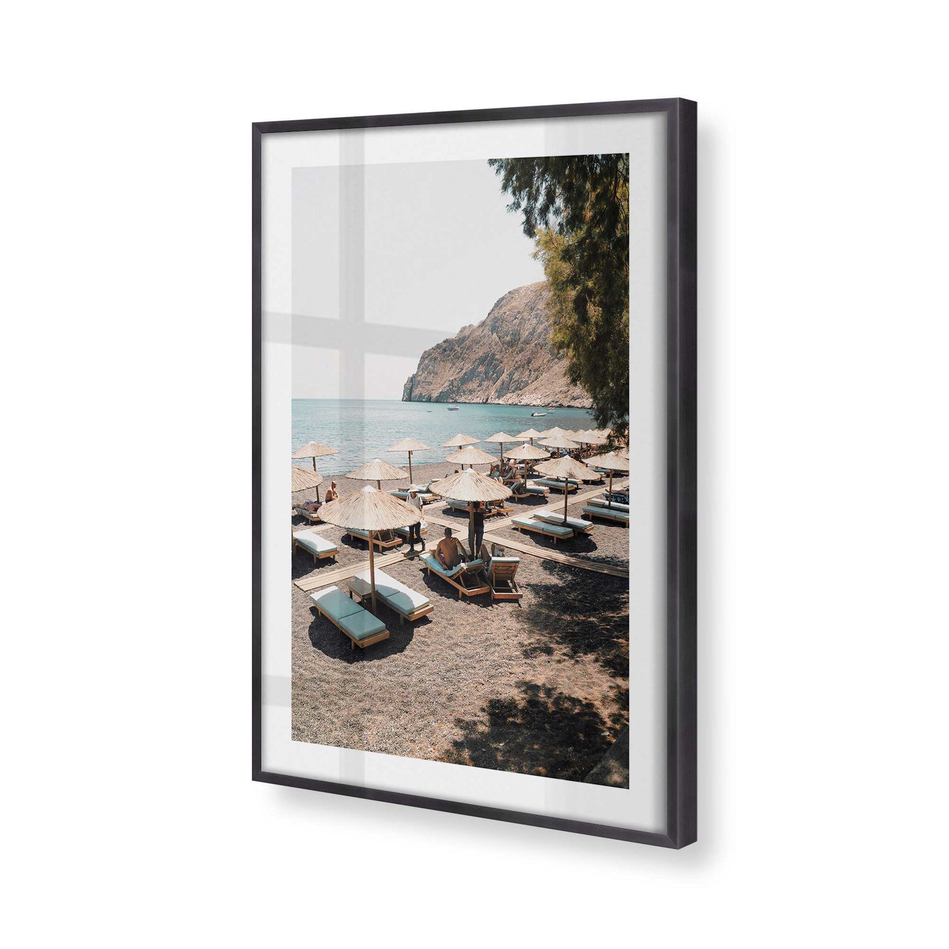 [Color:Weathered Zinc] Picture of art in a Weathered Zinc frame of the corner