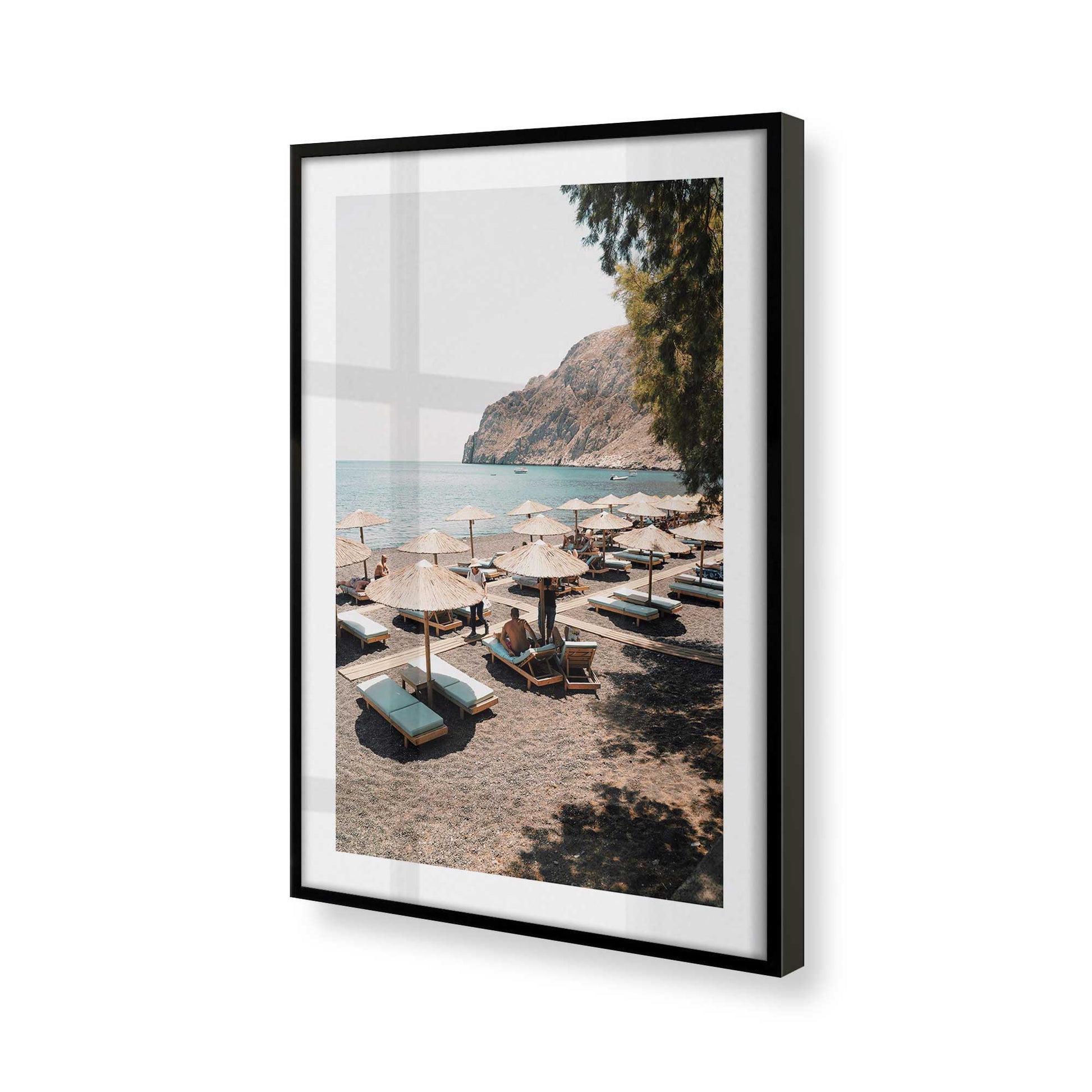 [Color:Satin Black] Picture of art in a Satin Black frame of the corner