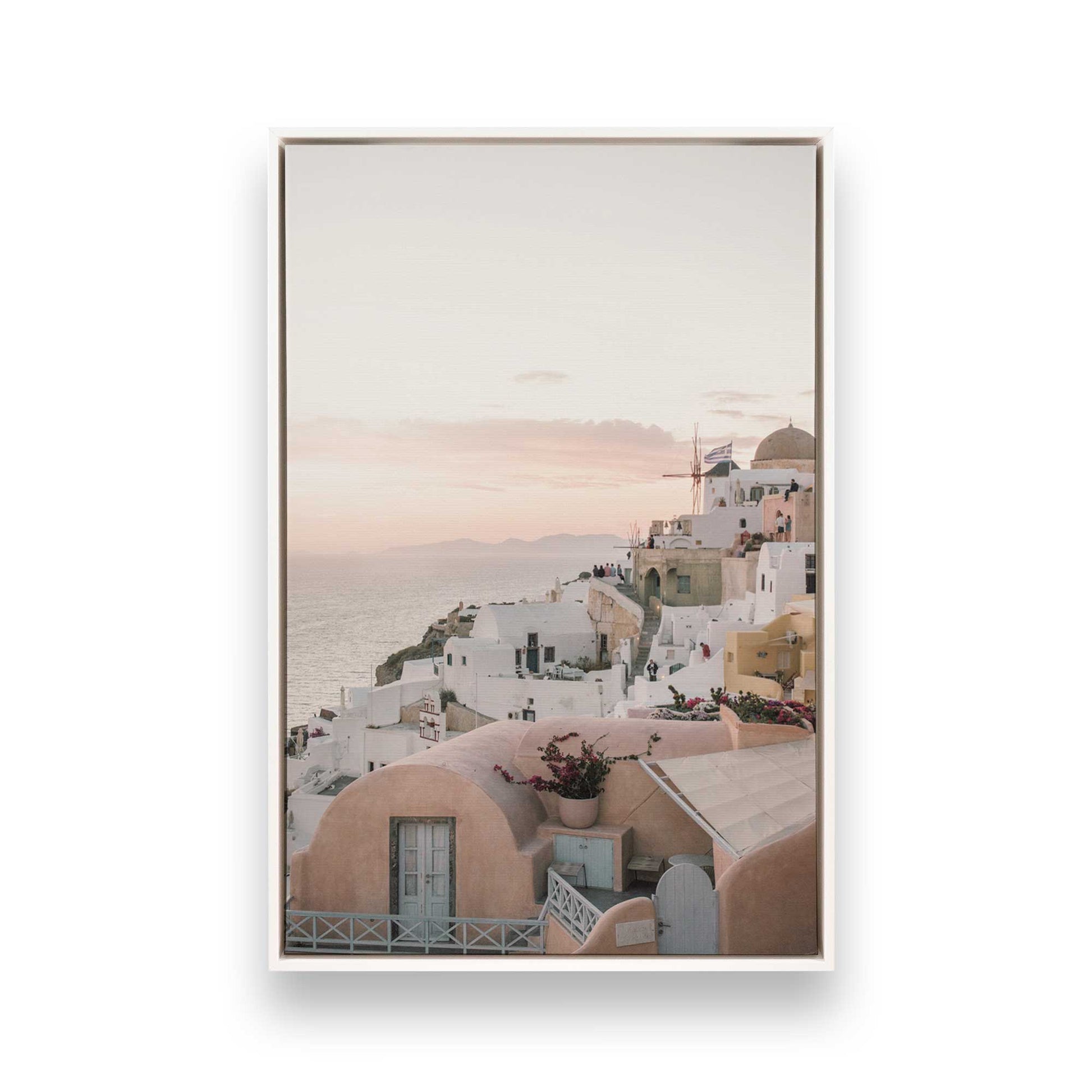 [Color:Opaque White] Picture of art in a White frame